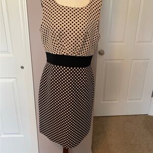 Tahari Arthur S. Levine Polka Dot Dress Size 8